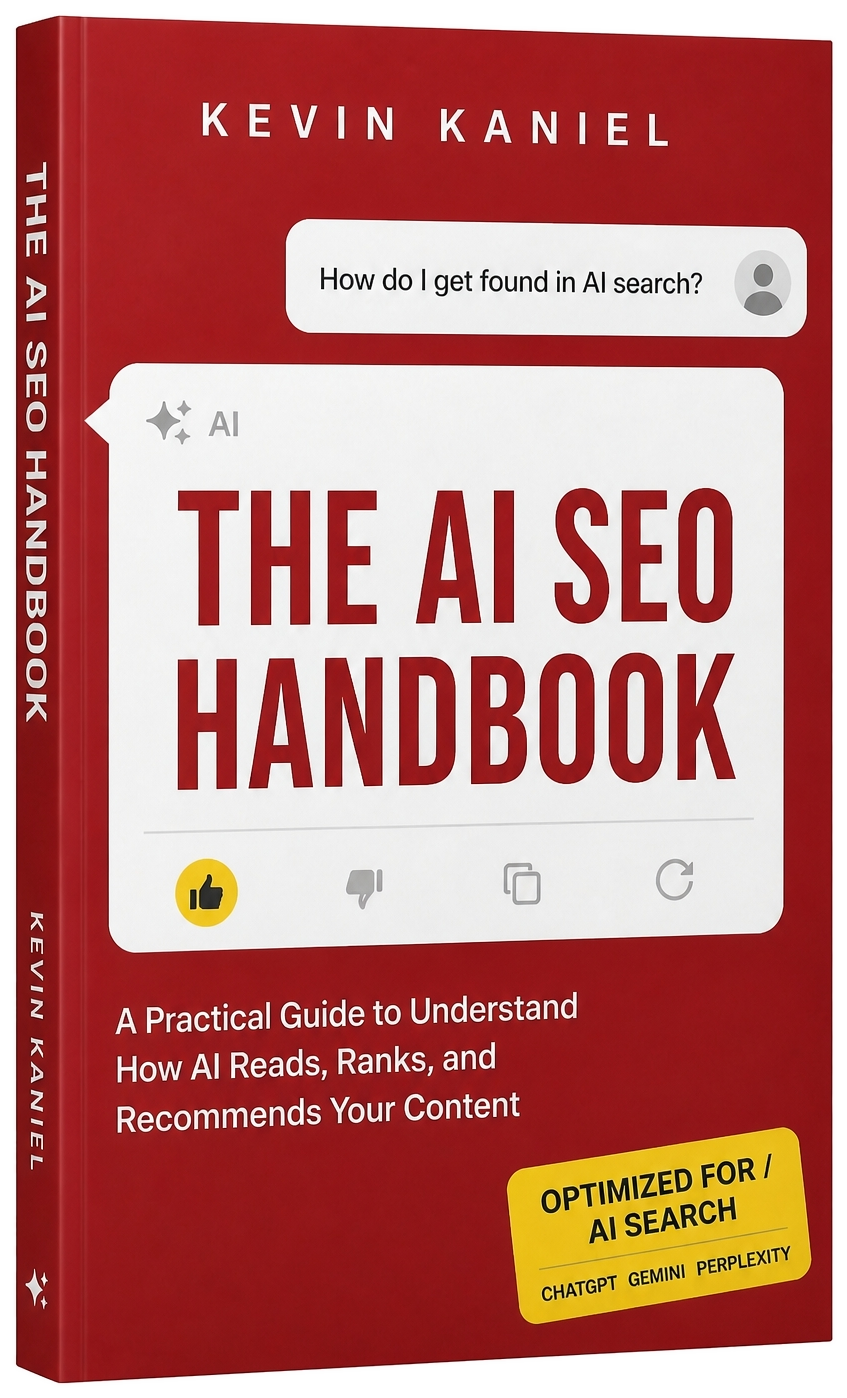 The AI SEO Handbook book cover
